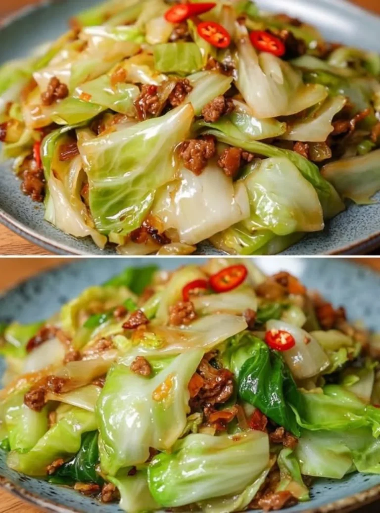 Cavolo croccante preparato in modo incredibile con ingredienti freschi.