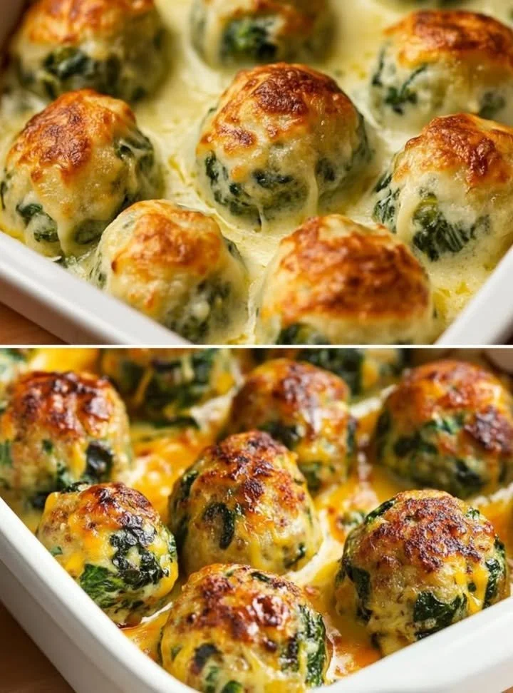 Spinaci e patate in crema al formaggio, un piatto leggero e indulgente.