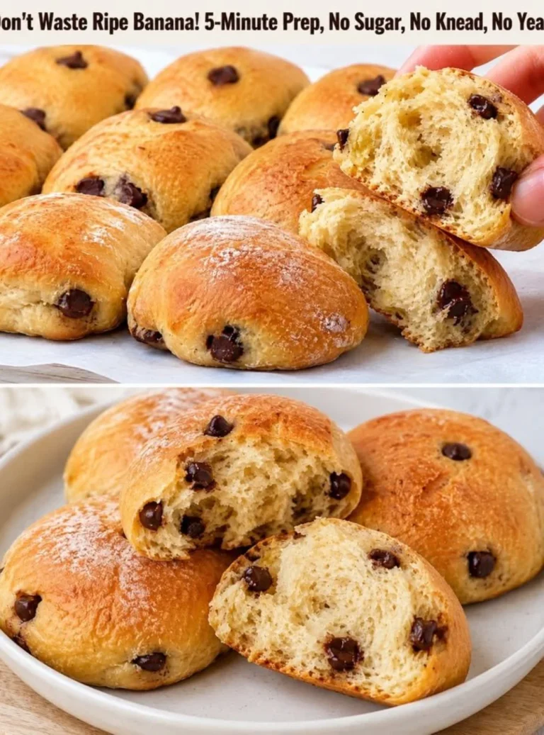 Ricetta semplice con banana matura, senza zucchero, preparazione rapida.