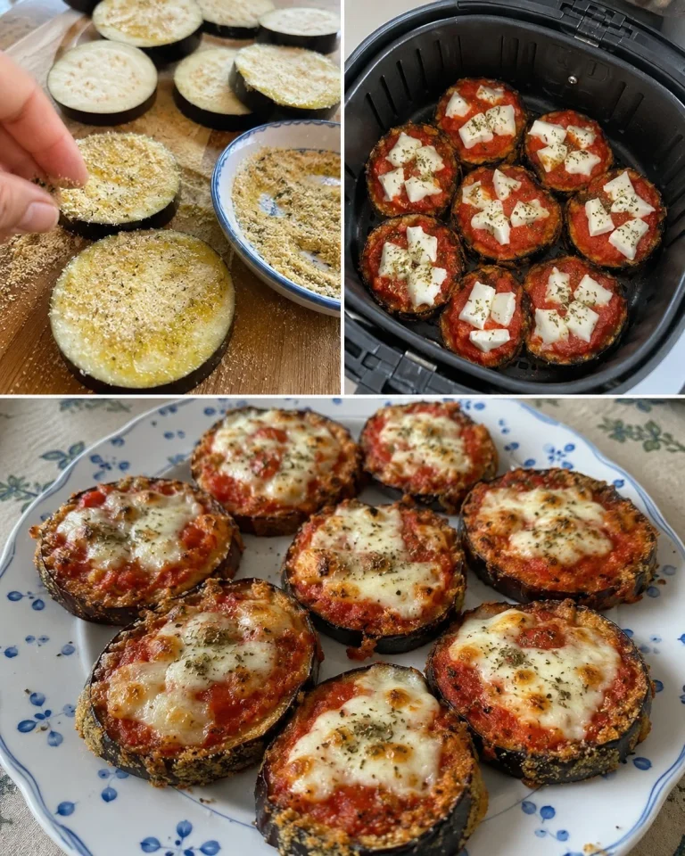 Melanzane pizzaiola croccanti preparate nella friggitrice ad aria
