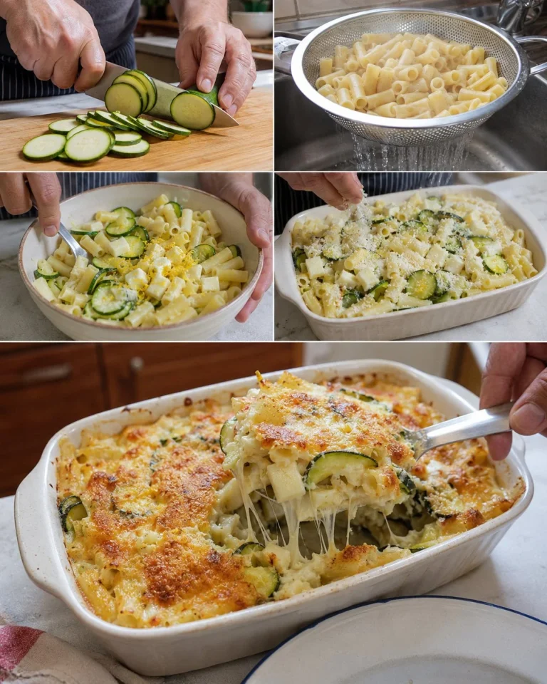 Pasta al forno con zucchine, limone e scamorza - piatto delizioso e facile da preparare