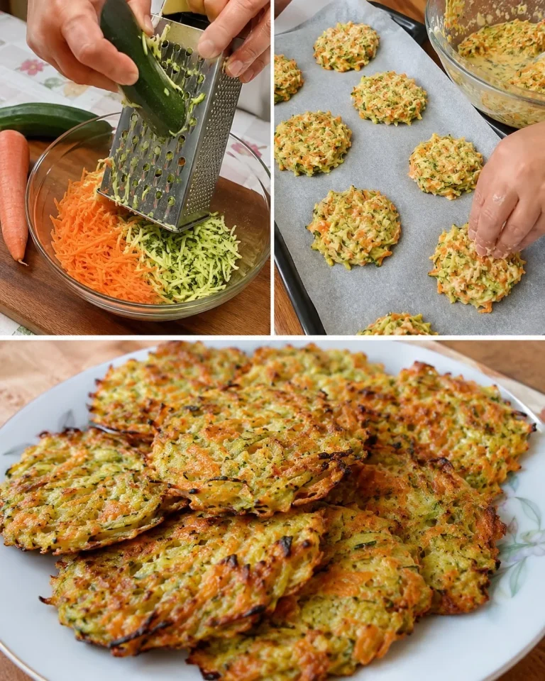 Rosti di zucchine e carote al forno, un contorno sano e delizioso