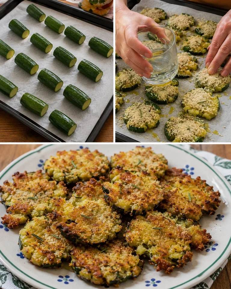 Zucchine appiattite croccanti al forno, ricetta facile e gustosa