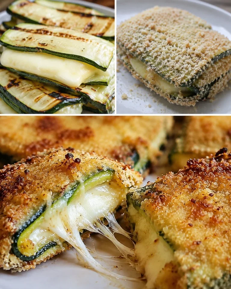 Cotolette di zucchine farcite con provola, piatto sano e gustoso