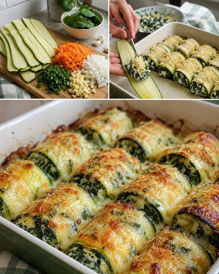 Rotoli di zucchine al forno facili e deliziosi