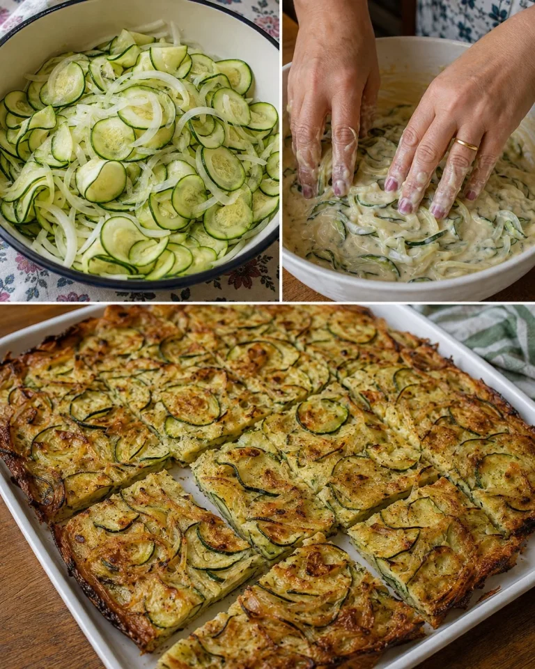 Scarpaccia sottile con zucchine e basilico, piatto tradizionale italiano
