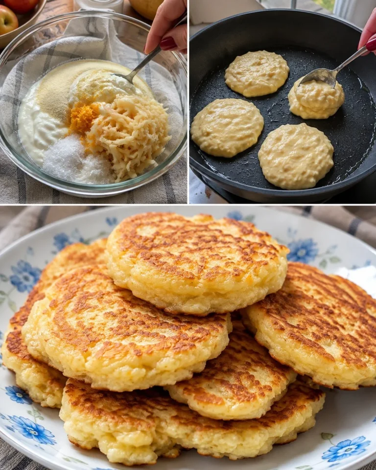 Torta di semolina e yogurt con mele in padella - dolce facile e gustoso