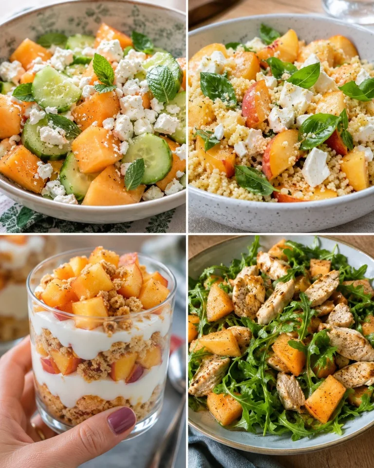 Ricette estive fresche con melone e pesche