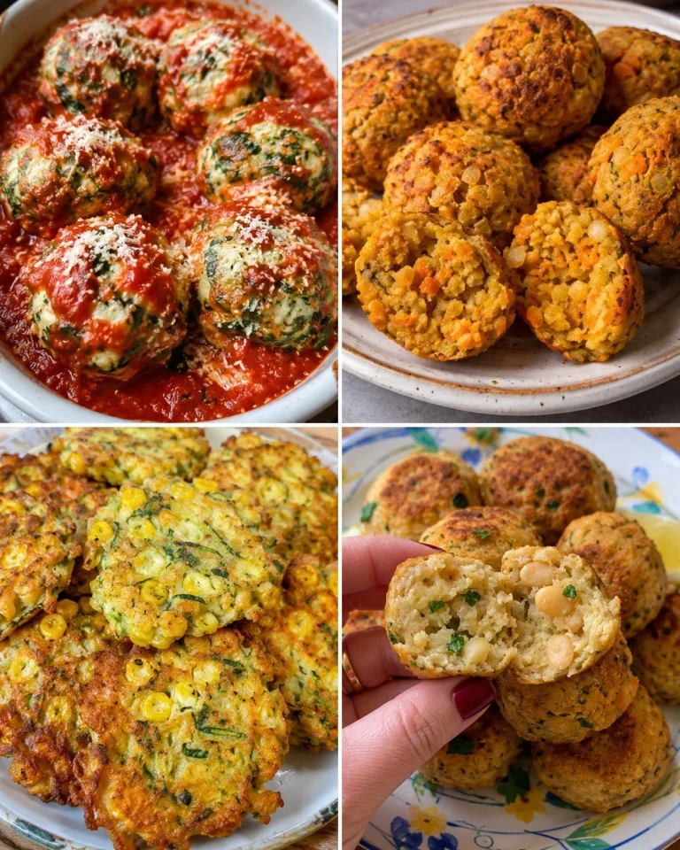 Polpette e frittelle senza carne gustose e facili da preparare