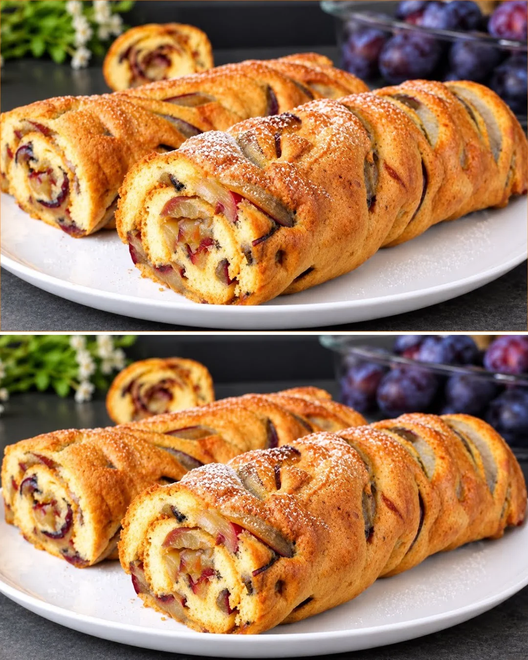 Gustosa torta-rotolo pronta in 15 minuti con vari ripieni