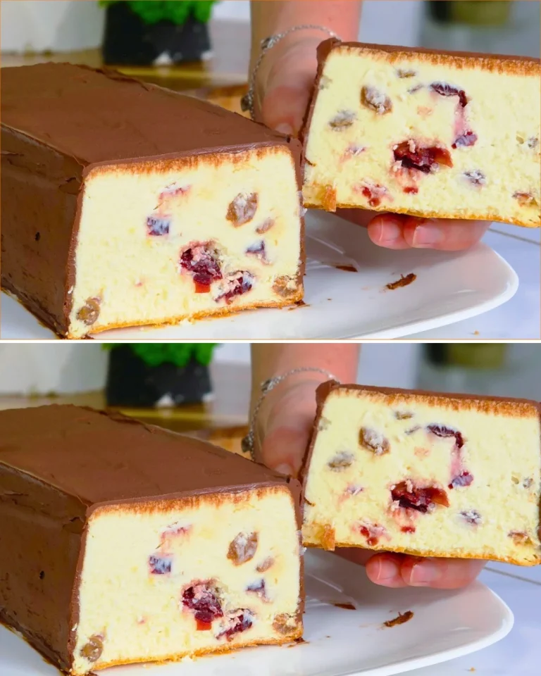 Torta di formaggio di Lviv con pasta montata e cioccolato